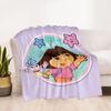 Dora Explorer Blanket Warmthful Decor Perfect for Office Chair Picnics Office Four Seasons Multipurpose Modern Ideal Gift For Birthday Valentine'S Day
