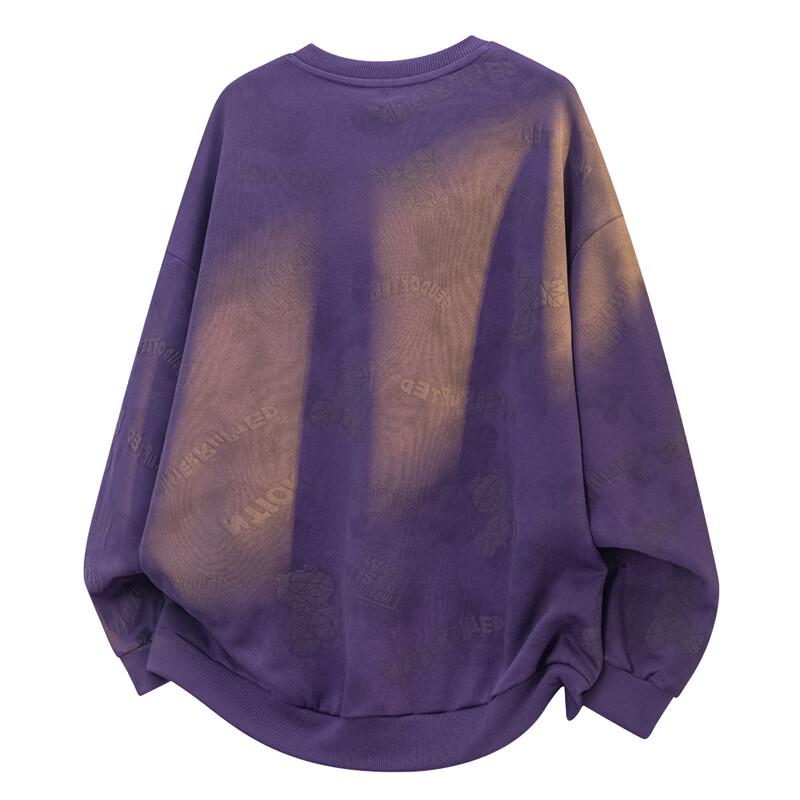 Wassup Sohot Men's Heavyweight Round Neck Loose-Fit Sweatshirt