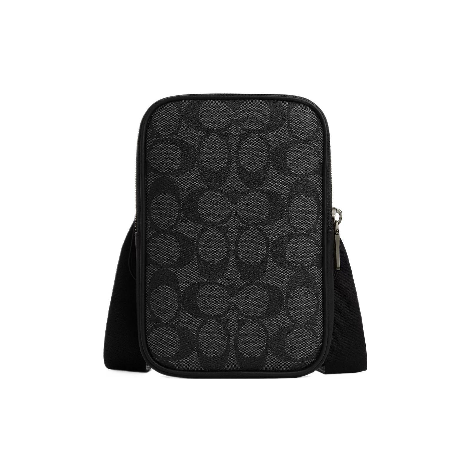 

Coach Aden 12 Classic Monogram Zipper Closure Compartment Hardware Multi-Functional Pocket PVC And Leather Camera Bag Unisex Shoulder Bag CO912-QBMI5 Gift Box Set (Basic Set+Yellow Box)
