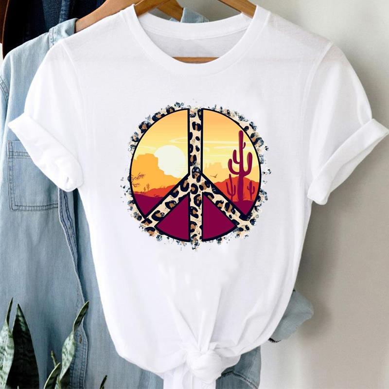 Lovely Flower Tee Top Fashion T Shirt Clothing 90s Sweet Trend Casual Short Sleeve Women Print Lady Female Graphic T-shirt