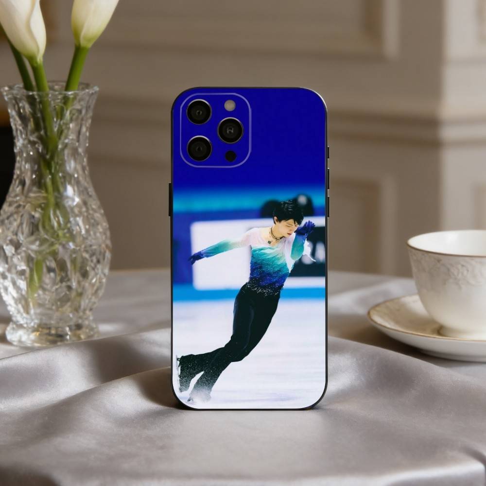 4A Jump Legend H-H-Hanyu Y-Yuzuru Phone Case For iPhone 17,16,15,14,13,12,11 Plus,Pro Max,XS,Soft Silicone Black Cover