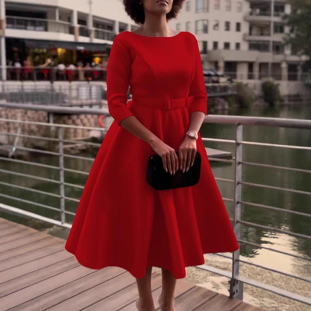 Elegant Women's Fashion Party Dress - Bridesmaid Banquet Dress