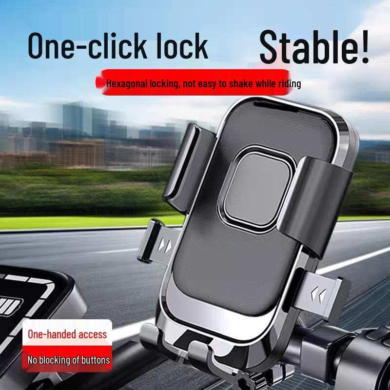 Universal Anti-Shake Navigation Holder for Bikes and Motorcycles