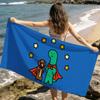 cute funny cartoon art j-Joguman Dinosaur soft Dry Beach Towels Trip Towel swim Summer Holiday Vacation bathing Pool Camp Gift