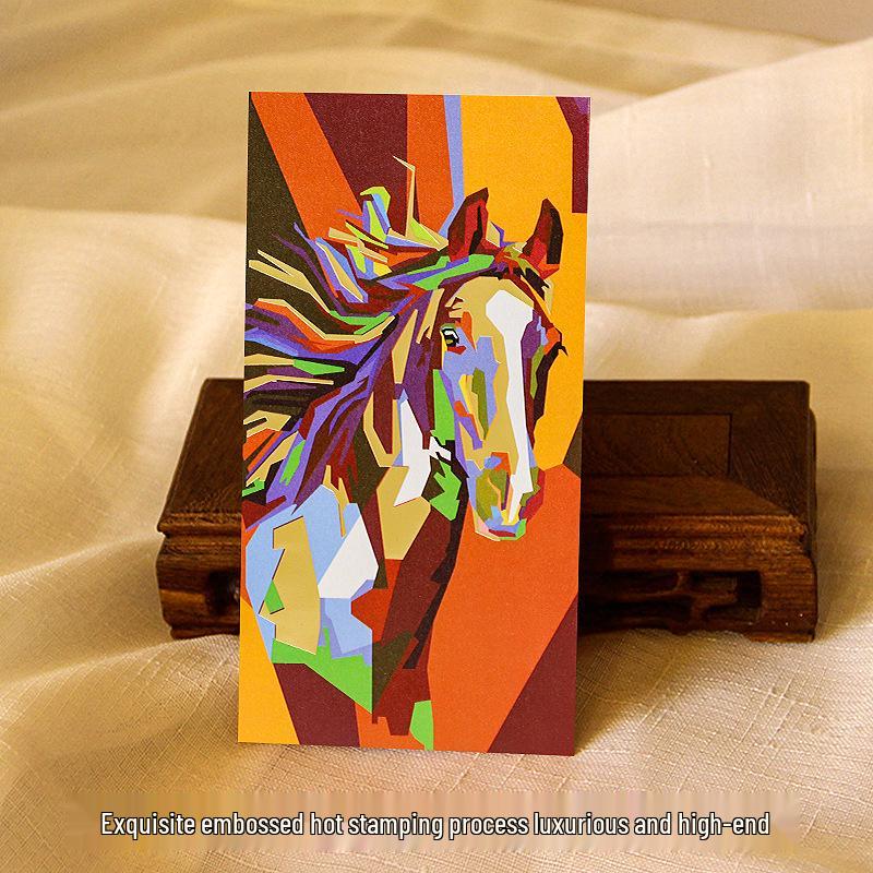 2026 Year of the Horse Red Envelope - Creative Logo Design, High-End National Style Spring Festival Lai See Packet