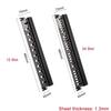 1U Cable Management Horizontal Mount 12/24 Slot Metal Wiring Duct 19inch Server Rack Wire Organizer Monitoring Center