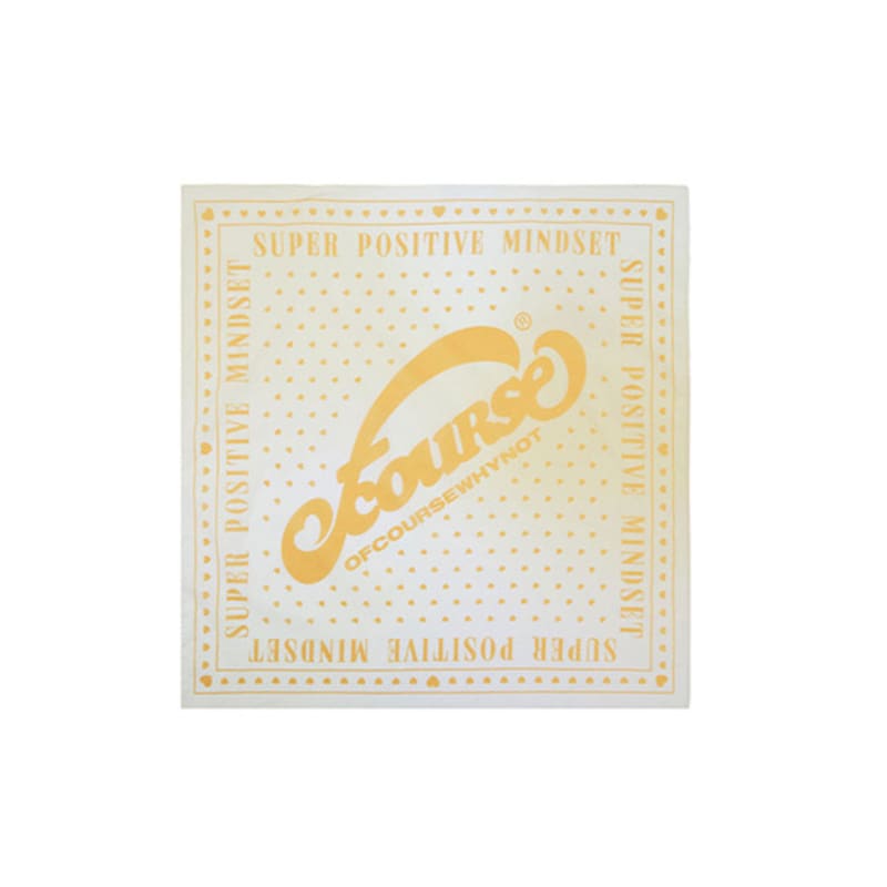 

ofcoursewhynot VIBE CHECK BANDANA Yellow_Free