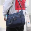 2024 Men's Waterproof Crossbody Bag, Large Capacity, 7 Compartments for Casual, Business, and Travel.