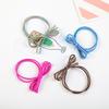 Colorful Bow Knot Rubber Bands Hair Ties - Assorted Colors