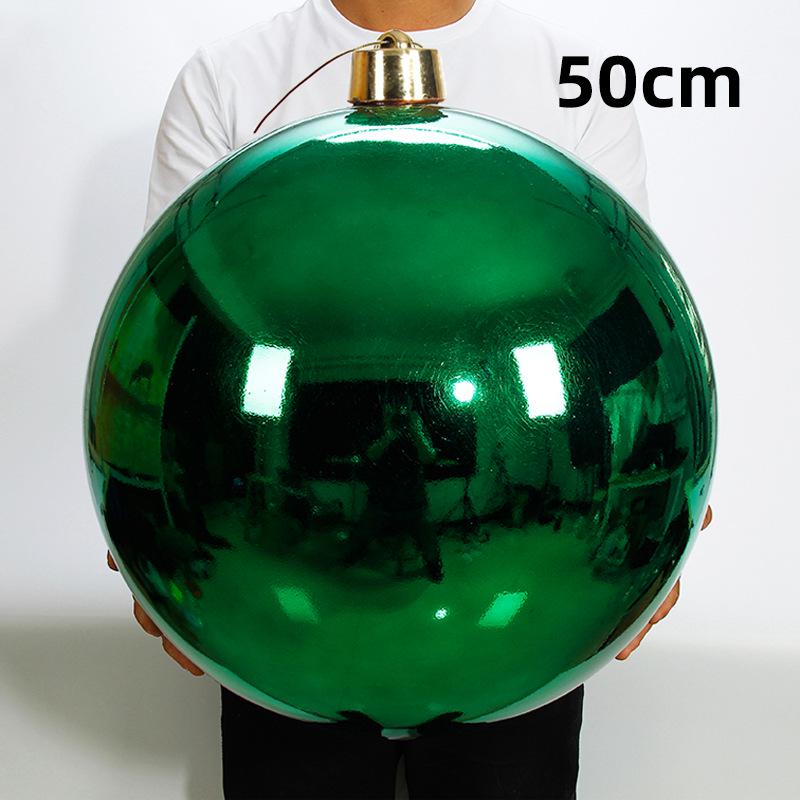 Large and Small Shiny Christmas Ball Tree Decorations