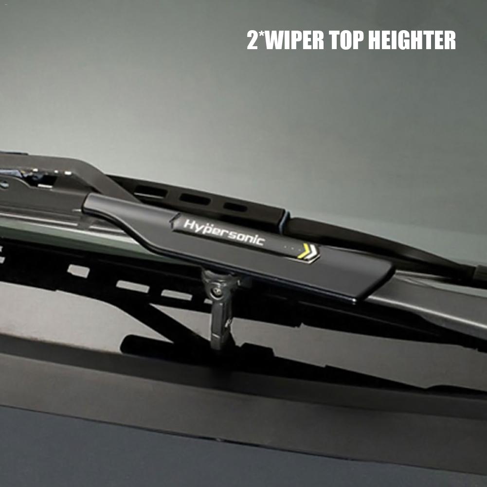 

Гиперзвуковой автомобильный стеклоочиститель, верхняя стойка, лобовое стекло, черный стеклоочиститель, крыло, лезвие, спойлер, автомобильные аксессуары для Peugeot 307, мода