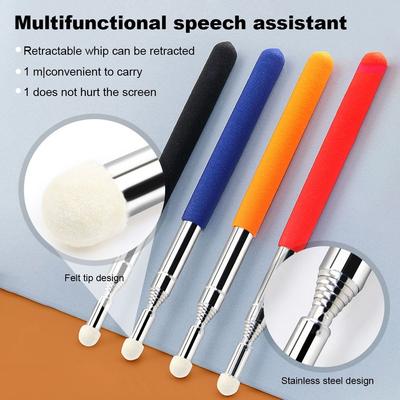 Presentation Whiteboard Pointer Pen Telescopic Rod Retractable Teaching Stick Handheld Presenter