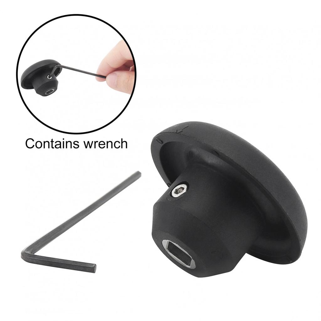 2pcs Durable Drive Socket and Removal Tool Wrench Fit for Vitamix 5200 Series  Blade with Hexagonal Wrench, Black Drive Sleeve Parts