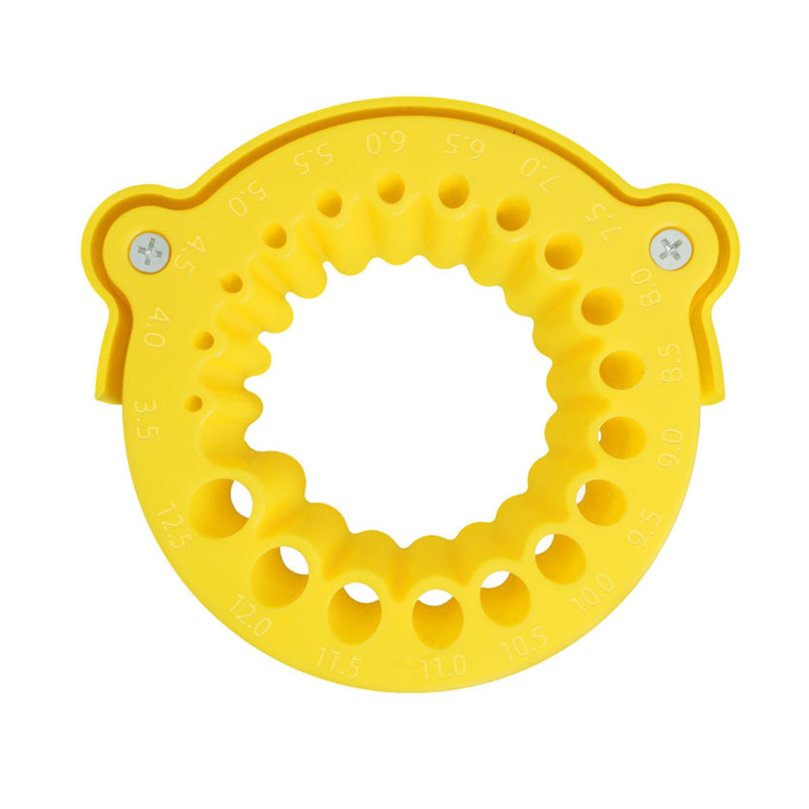 

19-луновое приспособление для заточки сверл для угловой шлифмашины, прецизионная шлифовка, полировка, кондуктор 3,5 мм - 12,5 мм, портативный шлифовальный инструмент