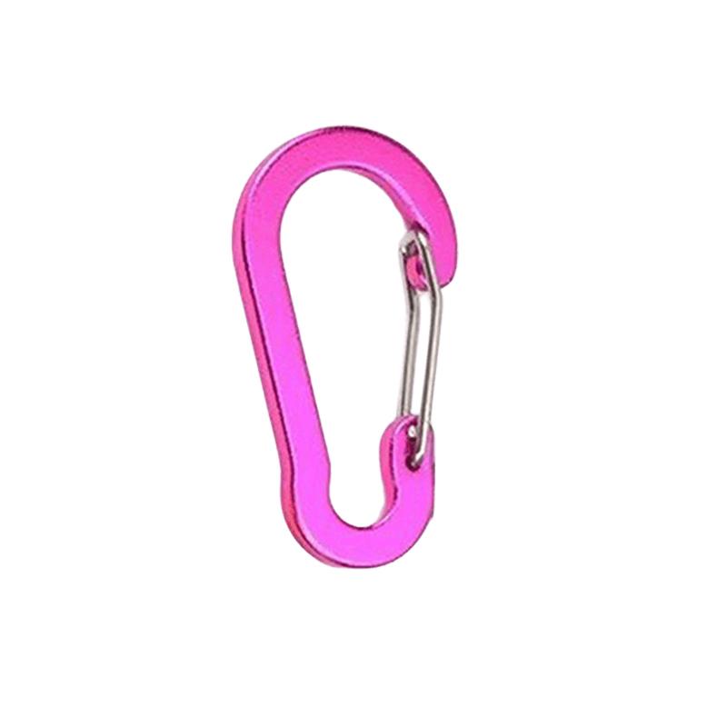 1PC Gourd Shape Carabiner Camping Gadget Water Bottle Hanging Buckle Key Chains 10 Color Available Aluminum Alloy Carabiners ZYF