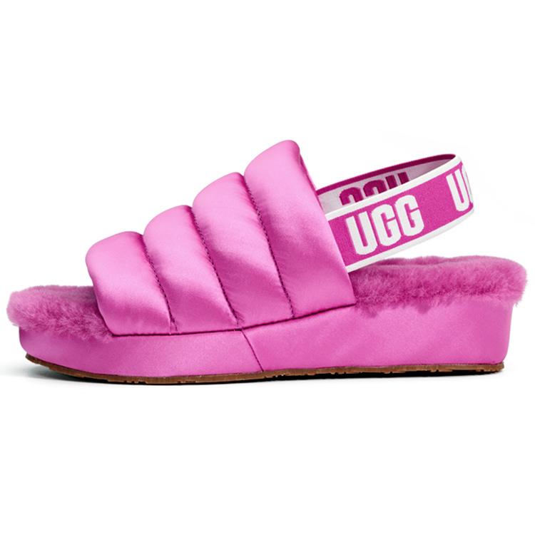 

UGG Satin Soft And Comfortable Plush Slippers Women s Purple 1106875-FUS 37