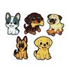 Creative Cartoon Puppy Metal Lapel Pin: Cute Bag Accessory or Children's Clothing Brooch