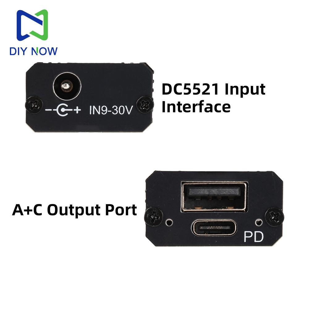 PD 100W Step-Down Fast Charging Module Solid-State Capacitor Version High-Power Charging Board with Aluminum Shell Car Charger