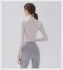 Half-Zip Slim Fit Yoga Running Jacket - Autumn/Winter Long-Sleeve Style