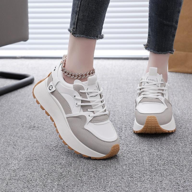Large size platform women's shoes new new board shoes sports-resistant women's casual women's shoes