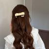 Vintage Solid-color Velvet Bow-shaped Banana Hair Clip - A Classic Hair Accessory for The Lazy At The Back of The Head.