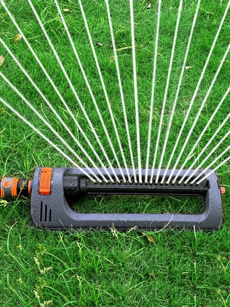 Oscillating Sprinkler Indestructible Rustproof Automatic Swing Irrigation Sprinkler 4 Modes for Large Lawn Yard and Garden Gass