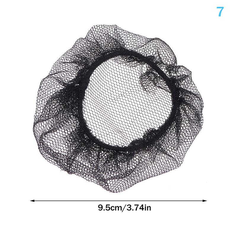 Mesh Crochet Hair Net For Women Invisible Bun Cover Hair Net Ballet Dance Skating Stretchable Hairnet Work Hair Accessories