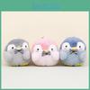 Cute Penguin Plush Keychain Short Plush Fabric Adorable Bag Charm 10cm Height