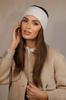 Women' Striped Headband, Beige Cameo - Kirby