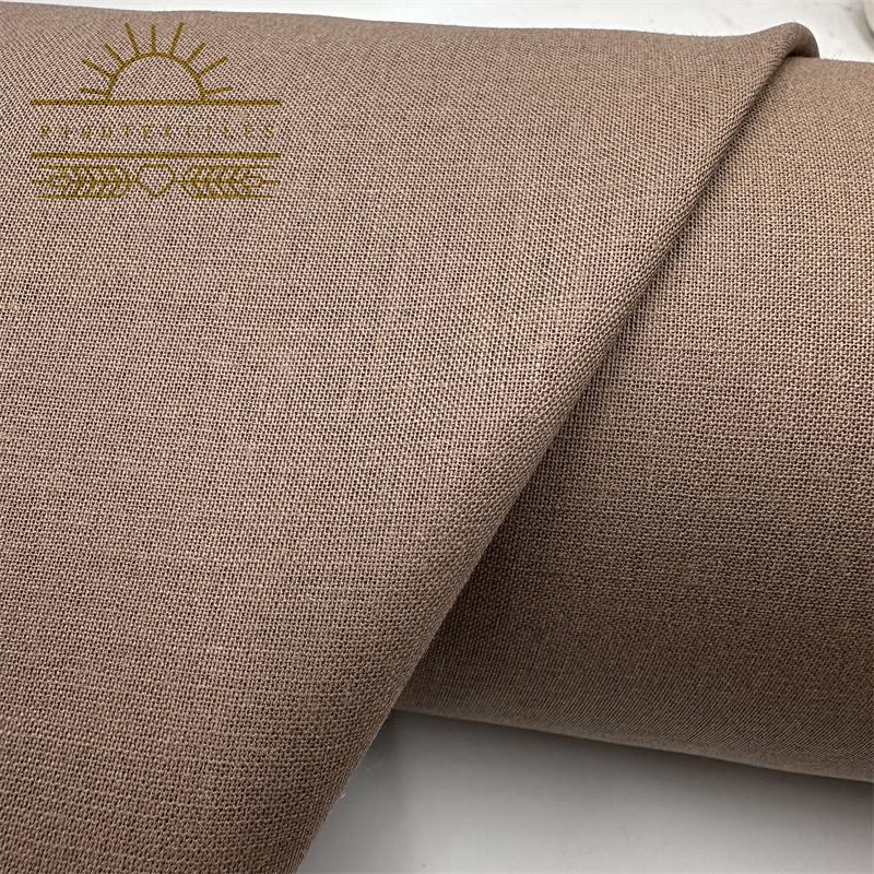 EcoFriendly Blended Linen Cotton Fabric for Garments and Home Textiles