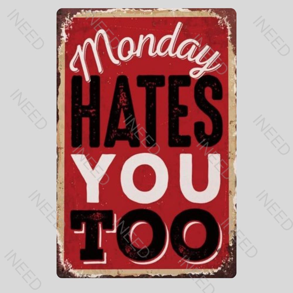 

Retro Metal Sign Funny Tin Sign Wall Art Decor Vintage Garage Wall Decor Restaurant Cafe Bar Club Living Room Wall Decor Plaque 20x30cm（7.8x11.8inch）