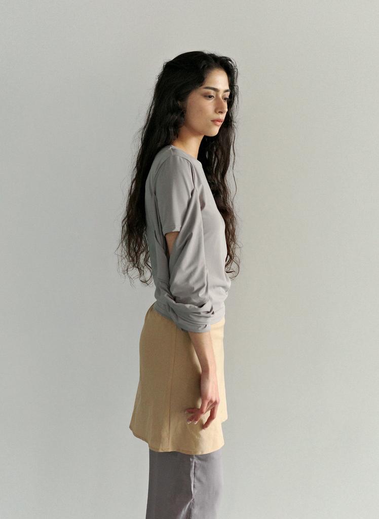 D.PABLO Cape Grash Beige Top