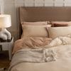 Mei Yun Ge High Weight Dove Velvet Double Splicing Warm Rolling Edge Craftsmanship Color blocked Single Duvet Cover
