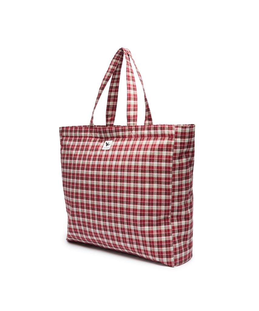 MARK GONZALES New Angel Check Dot Bag - Red