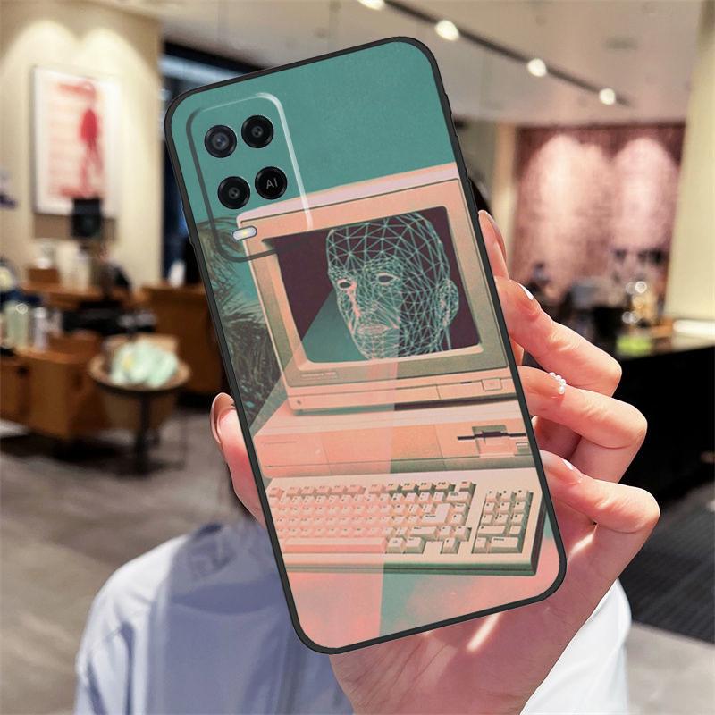 

Ретро Эстетика Японский Чехол Game Over Для Oppo A94 A74 A54 A18 A38 A58 A78 A98 A40 A60 A80 A16 A76 A96 A15 A17 A77 A57S OPPO A74 4G