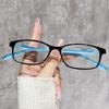 Stylish Cat-Eye Myopia Glasses: Slim Two-Tone Frame for Women