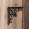 Decorative Shelf Bracket Support Duty with Screws Supporter Shelving for Living Room