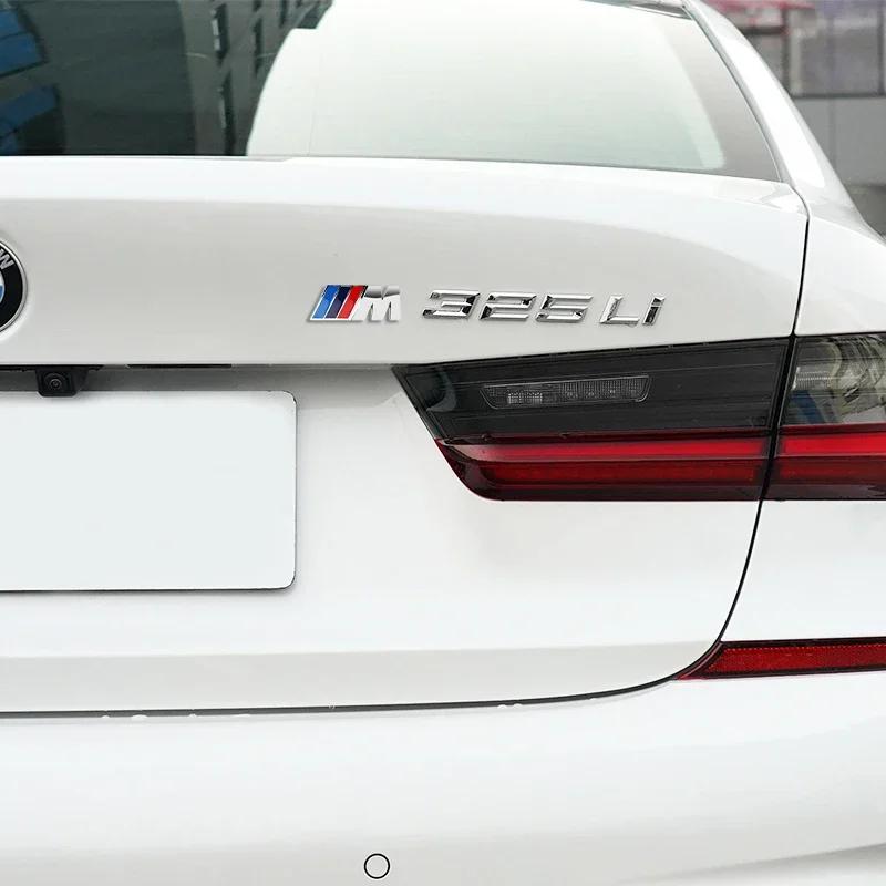 XYFHK1 Car 3D Rear Trunk Emblem Badge Logo Car Stickers BMW F10 F20 F30 E90 F80 F87 X1 X2 X3 X4 X5m X6m M2 M3 M4 M5 M6 Car Accessories