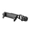 Dual Cold Shoe Phone Mount, 360 Degree Rotating Aluminum Alloy Phone Clamp with Hot Shoe and 1Celsius4 Inch Thread, for Camera Tripod Stand Microphone