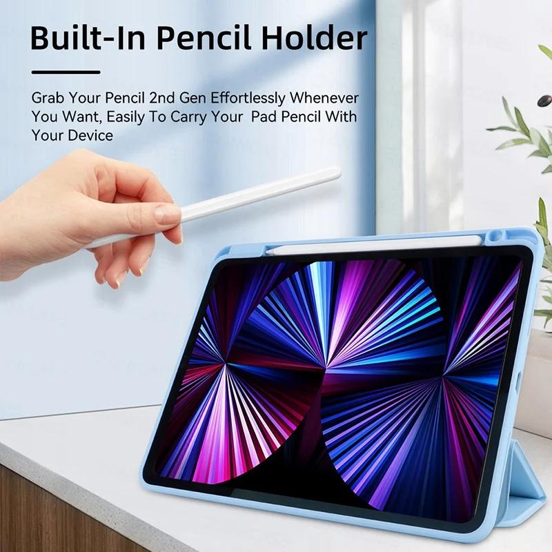 360° Rotation Case For iPad 11 A16 11th Gen A3354 11in PU Stand Smart Cover For iPad 10th 10.9 Fund Pencil Slot Holder