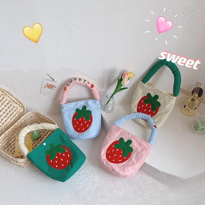 Children's Stylish and Cute Bag with Flower Pattern Handbag for Kindergarten Tutoring Use