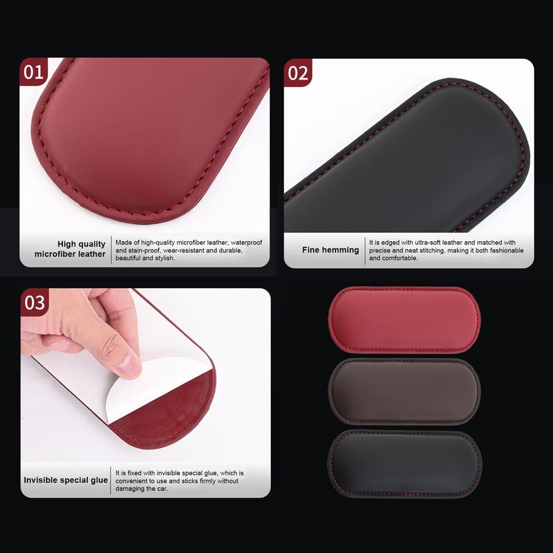Car Elbow Rest Pad Elbow Support Pad For Car Center Console Leather Car Elbow Rest Pillow Car Door Armrest Pad For Travel Car RV