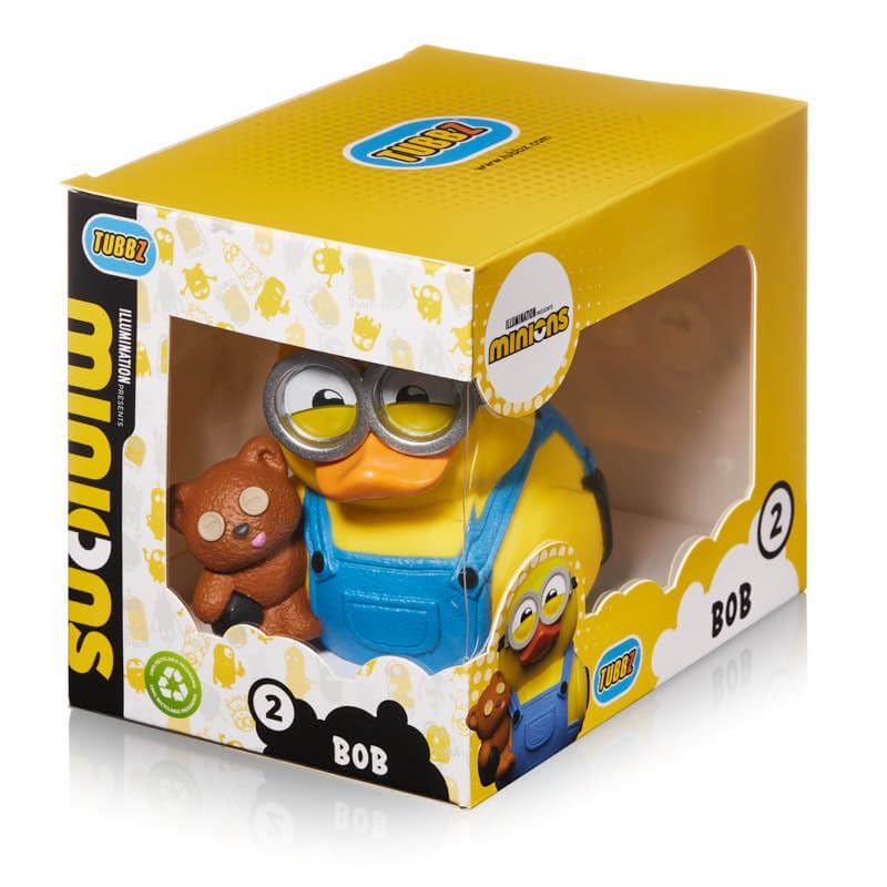TUBBZ Boxed Minions Bob Sammlerstück Vinyl Gummi Ente Figur Offizielles Ich – Einfach unverbesserlich 4 Merchandise Videospiele - - TV, Filme,