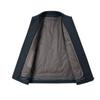 Men's Lapel Removable Down Jacket Casual Middle-aged and Elderly Warm Down Jacket