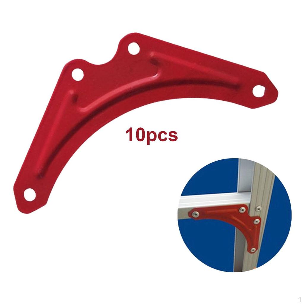 10 Pieces Step Ladder Reinforcement Fixing Sheet L Plate Brace Sturdy Premium Aluminum Alloy for