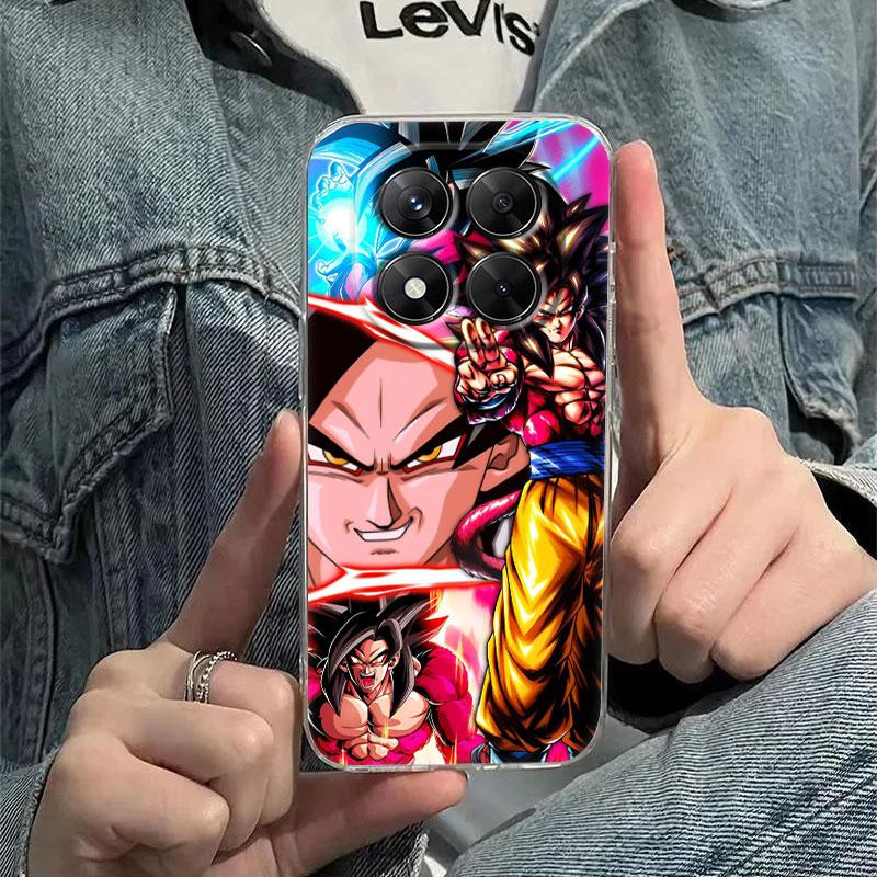 Dragons Balls Cool Cartoon Goku Case For Xiaomi Redmi Note 15 14 13 12 11 10 Pro Plus Cover For Redmi 15C 15 14C 13C Phone Cases