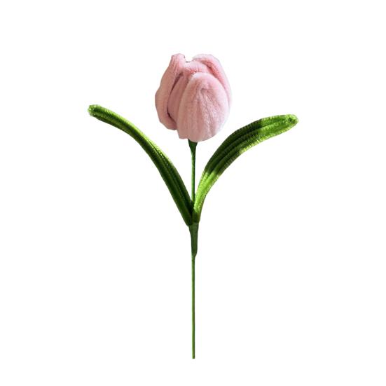 Acul de curățat pipe Finisat Flori Lalea Flori Artificiale Handmade Meșteșug Cadouri pentru Femei Mamă Soție