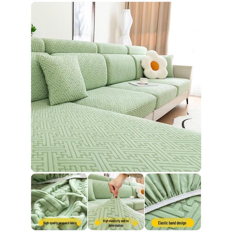 

HANDUNYOU Full Wrap Sofa Cover - Fruit Green