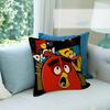 Animation A-A-Angry Birds   Cushion Cover Car Throw Pillow Case For Sofa Car Christmas Gift