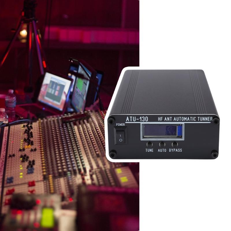 ATU 130 200W Auto Antennae Tuner 1.8-50MHz with Highly Display for Shortwave Radios Automatic Antennae Tuning Device